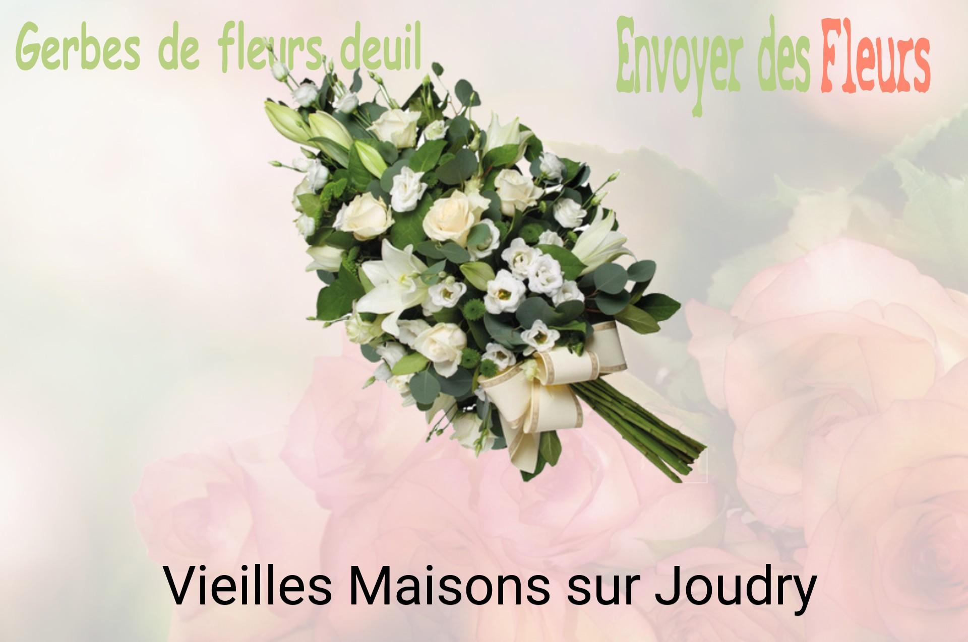 Gerbe de fleurs de deuil livrée à Vieilles-Maisons-sur-Joudry